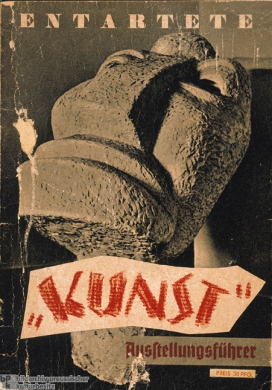 "Entartete 'Kunst'. Ausstellungsfhrer" zur Mnchener Ausstellung 1937.